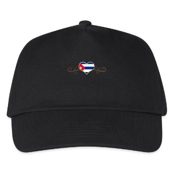 Gold Love Land Wurzeln Kuba - Kinder Basecap - Schwarz - Vorne
