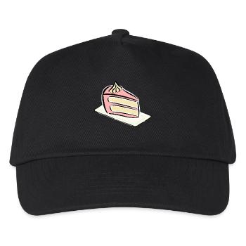 Pie cake cream pie cream baking gift ideas - Kids’ Baseball Cap - black - Front