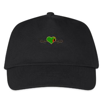 Gold Love Land Wurzeln Sambia - Kinder Basecap - Schwarz - Vorne