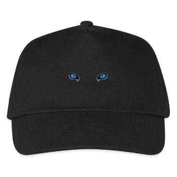 Deep Blue Wolf Eyes - Kids’ Baseball Cap - black - Front
