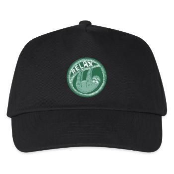 Relax - Vert Sloth - Casquette de baseball Enfant - noir - Devant
