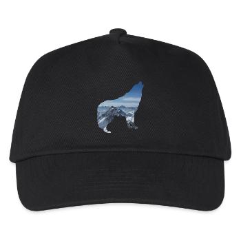 WOLF Motif design anniversaire idée cadeau style - Casquette de baseball Enfant - noir - Devant