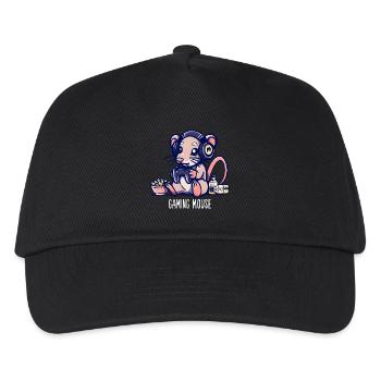 Gaming Mouse - Kids’ Baseball Cap - black - Front