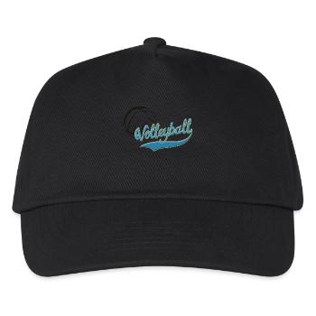 Volleyball - Kinder Basecap - Schwarz - Vorne