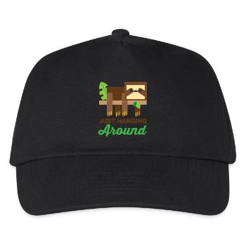 chat doux - Casquette de baseball Enfant - noir - Devant