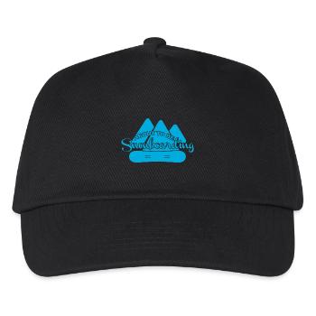 Snowboard hobby gift snowboarder pente de montagne - Casquette de baseball Enfant - noir - Devant