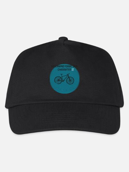 Fahrrad 2 - Kinder Basecap - Schwarz