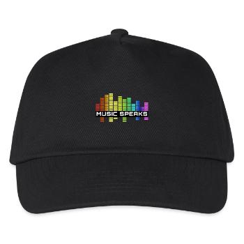 La musique parle - La musique appelle les coups de feu - Casquette de baseball Enfant - noir - Devant