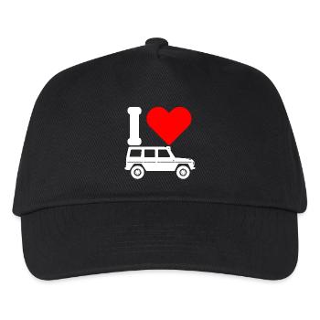 I love SUV 4x4 4WD Offroad - Kids’ Baseball Cap - black - Front