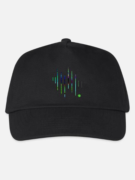 Geometric art - Kids’ Baseball Cap - black