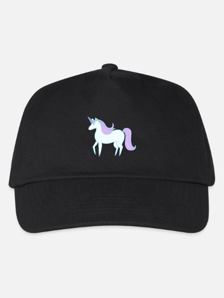 Das süße letzte Einhorn - Kinder Basecap - Schwarz