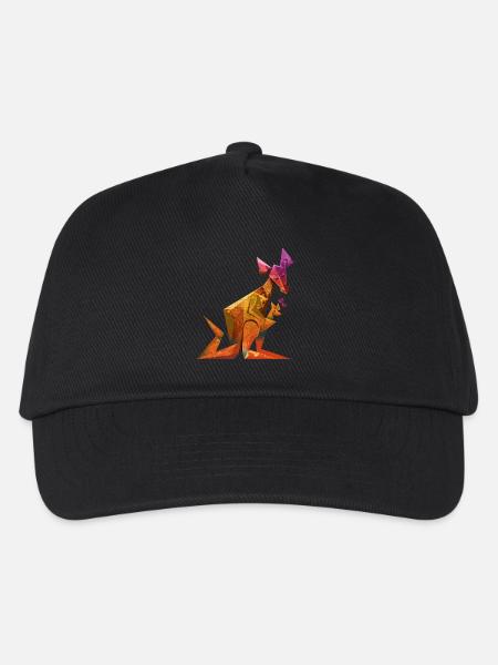 Känguru - Kinder Basecap - Schwarz