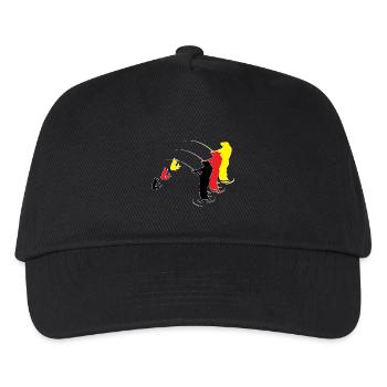 Fishing, fishing - Kids’ Baseball Cap - black - Front