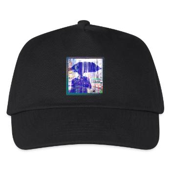 Les illusions d'optique - Casquette de baseball Enfant - noir - Devant