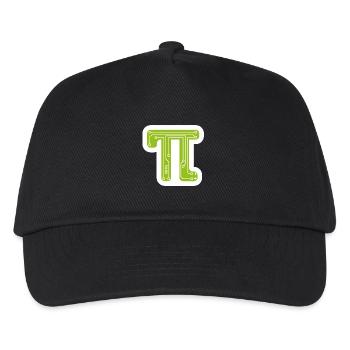 pi - Casquette de baseball Enfant - noir - Devant