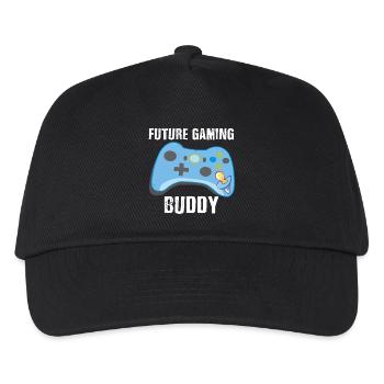 Cute Future Gaming Buddy Baby Gamer Parents - Kinder Basecap - Schwarz - Vorne