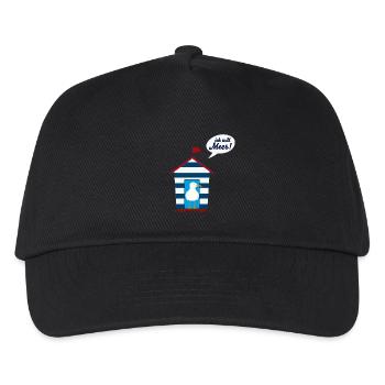 ich will Meer - Kinder Basecap - Schwarz - Vorne