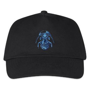 Crâne - Coucou - Cadeau - Casquette de baseball Enfant - noir - Devant
