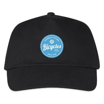 Bicyclettes modernes et vintage - Casquette de baseball Enfant - noir - Devant