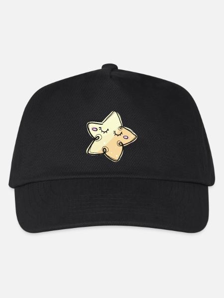 STERNCHEN - Kinder Basecap - Schwarz