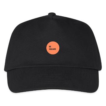 Be square - Kids’ Baseball Cap - black - Front