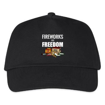 Freedom Fireworks - Casquette de baseball Enfant - noir - Devant