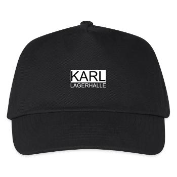 Karl Lagerhalle - Funny Shirt - Kinder Basecap - Schwarz - Vorne