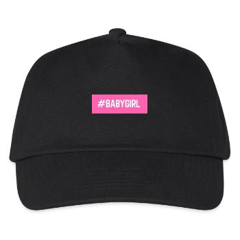 #BABYGIRL - Kinder Basecap - Schwarz - Vorne