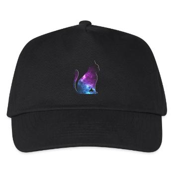 Galaxy Chat cadeau de l’espace - Casquette de baseball Enfant - noir - Devant