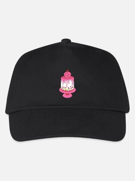 cake - Kids’ Baseball Cap - black