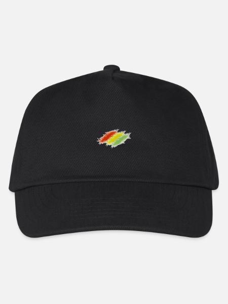 Rasta Scratches - Kinder Basecap - Schwarz