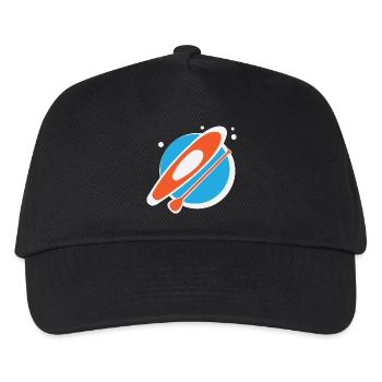 Idée de cadeau de bateau à rames orange - Casquette de baseball Enfant - noir - Devant