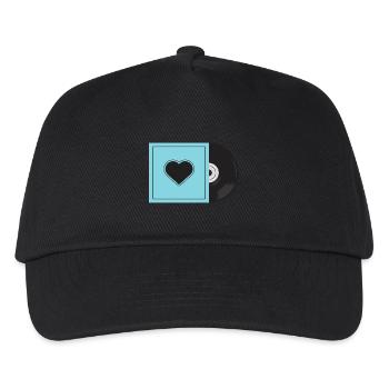 vinyl record - Kids’ Baseball Cap - black - Front