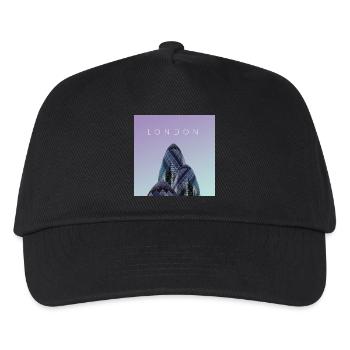 London poster - Kids’ Baseball Cap - black - Front