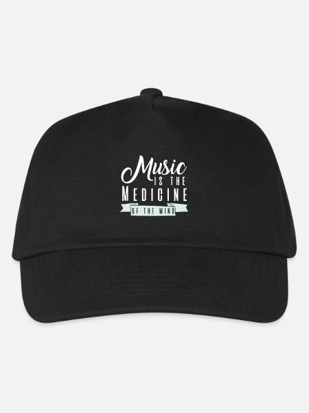Gute Musik - Kinder Basecap - Schwarz