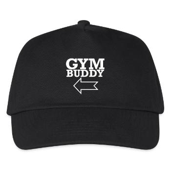 Fitness Gym Fitnessstudio Partner Shirt - Kids’ Baseball Cap - black - Front