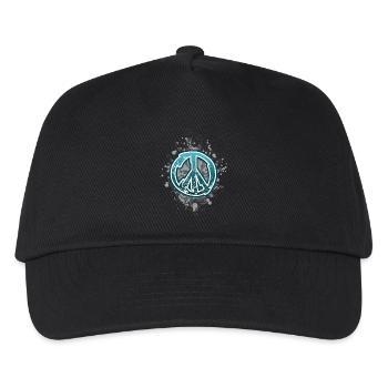 Peace eu - Kids’ Baseball Cap - black - Front