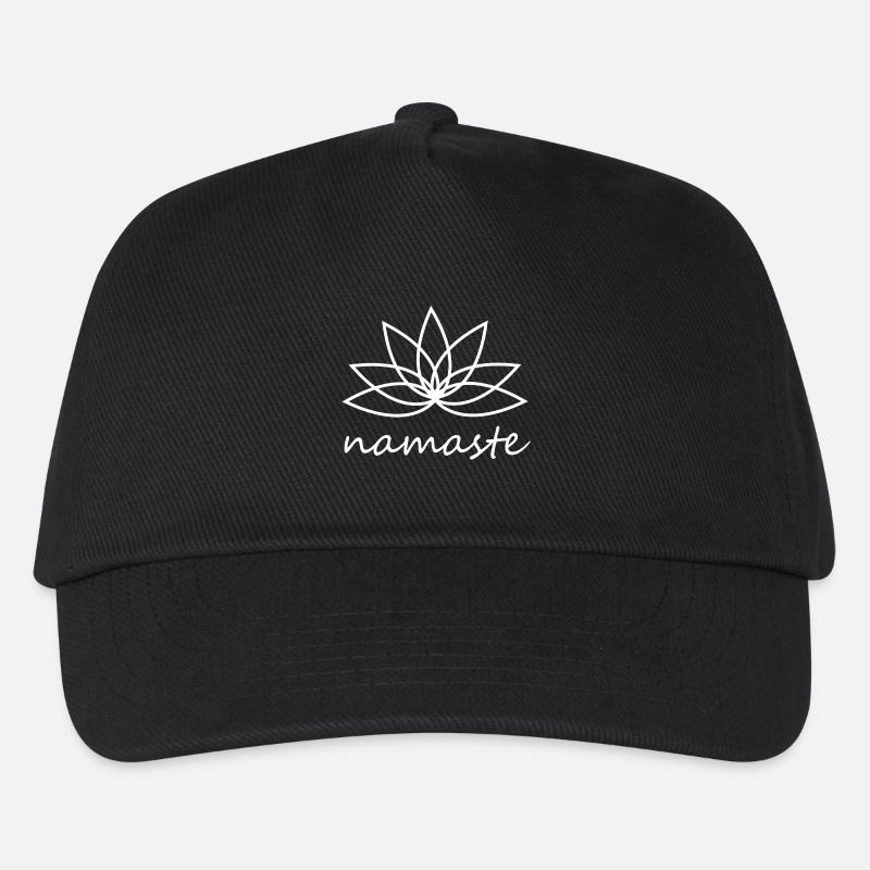 Namaste - Kinder Basecap - Schwarz