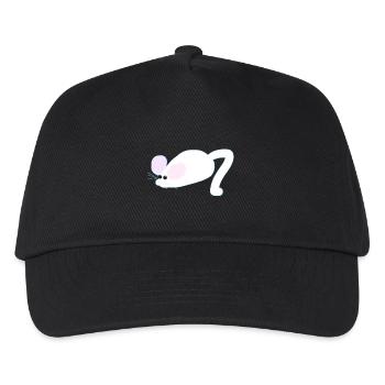 Cute kids / baby mouse design - Kids’ Baseball Cap - black - Front