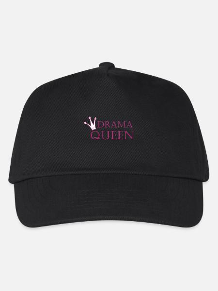 Drama-Queen - Kinder Basecap - Schwarz