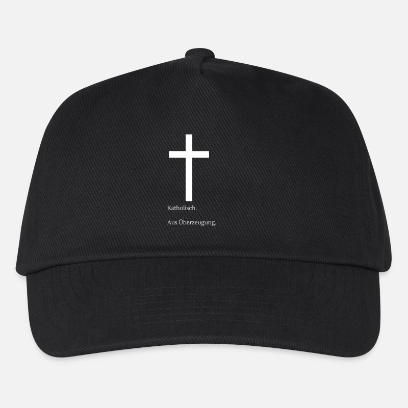 Catholique. Par conviction. - Casquette de baseball Enfant - noir