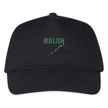 BULLISH MARKET - Stock Market Money Trading Finance - Kids’ Baseball Cap - black - Front