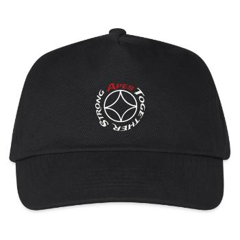 Apes together strong // monkeys together strong - Kids’ Baseball Cap - black - Front