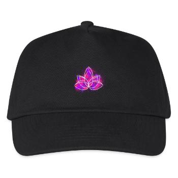 Lotus flower Purple red powder - Kids’ Baseball Cap - black - Front