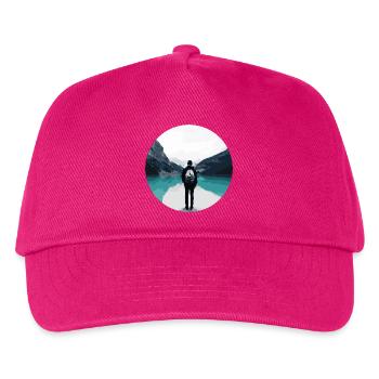 Adventure - Kids’ Baseball Cap - fuchsia - Front