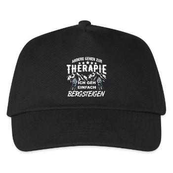 alpinisme - Casquette de baseball Enfant - noir - Devant