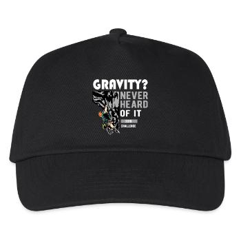 Rock Climbing Mountaineering Climbing - Kids’ Baseball Cap - black - Front