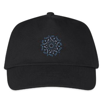 atome - Cellulaire trois - Casquette de baseball Enfant - noir - Devant