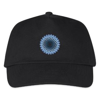 atome - cellulaire sept - Casquette de baseball Enfant - noir - Devant