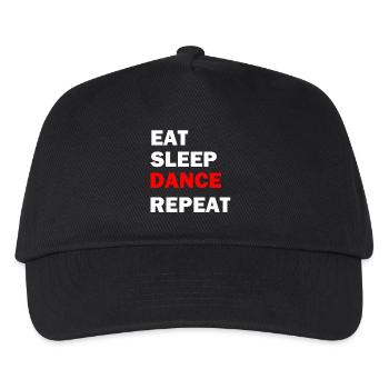 Eat Sleep Dance Répéter - Casquette de baseball Enfant - noir - Devant
